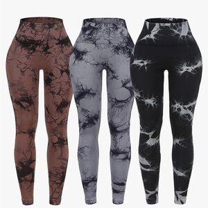Set of 3 camo leggings